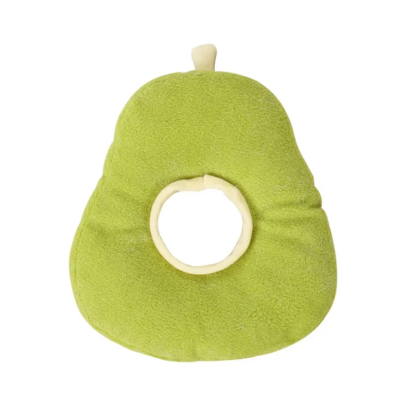 Ji Zai Zai Elizabeth Ring Cat Toast Avocado Cute Soft Cloth Poached Egg Ring Anti-scratch Pet Neck Cover