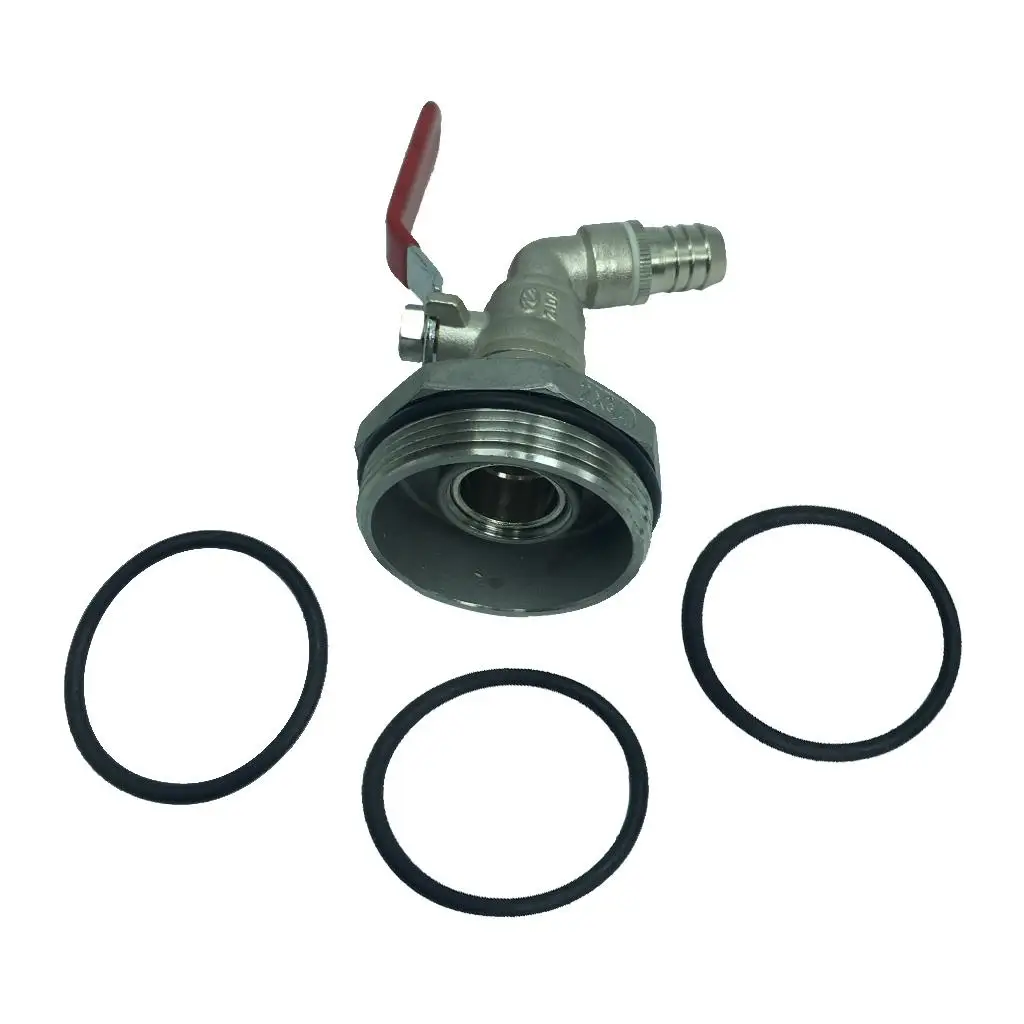 

Φ58mm IBC Valve Shut-off Valve for IBC Tank Containers, Outlet 45 °