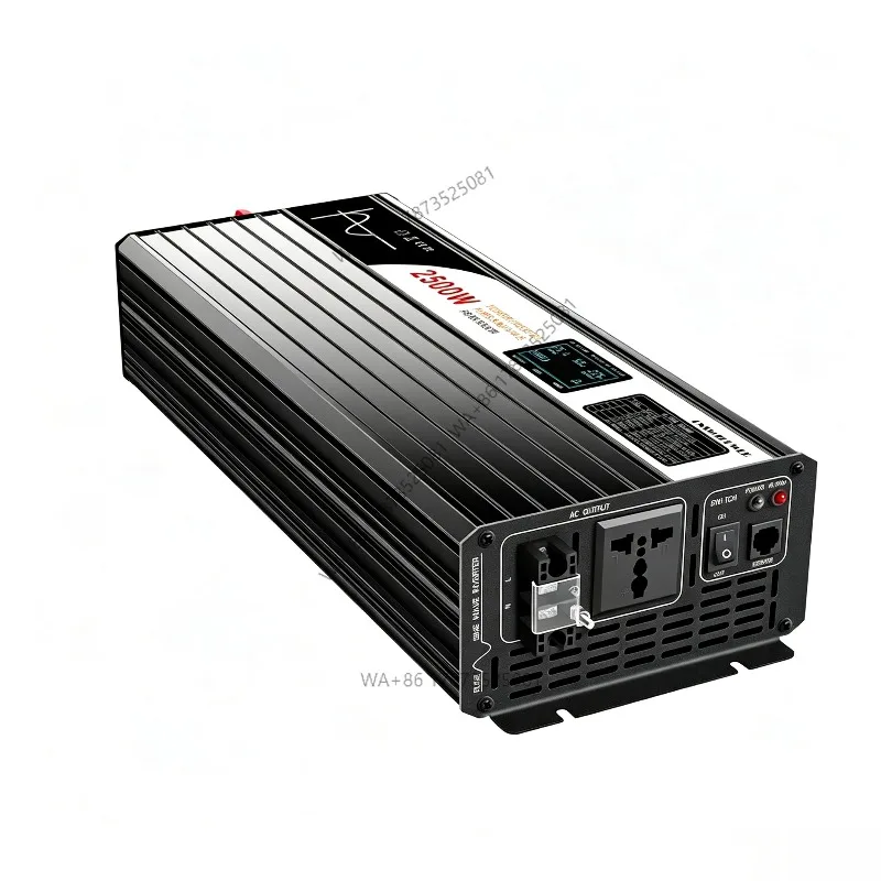 Swipower 1500W 2000W 2500W 3000W Pure Sine Wave Solar Power Inverter 12V/24V/48V DC to 110V 220V AC LCD Screen