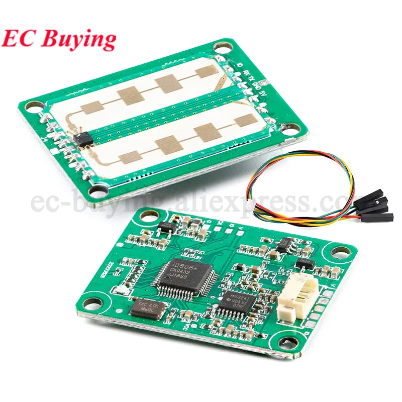 HLK-LD303-24G 24GHz LD303 Millimeter MM Wave Ranging Range Radar Sensor Module Motion Detection Distance TTL Output Cable