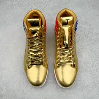 High Quality Trump Shoes 2024 MAGA Never Surrender Sneakers Higi Low Top Basketball Mens Womens Casual Boots Road Shoe