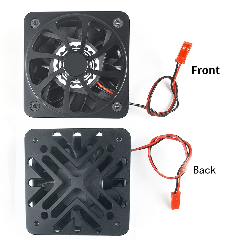 YEAHRUN-Ventilateur de refroidissement en alliage d'aluminium, pièces de mise à niveau pour camion monstre de voiture RC Kraton 8S BLX 1/5