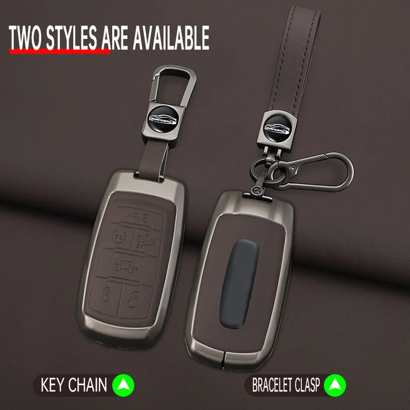3/4/5/6 Buttons Zinc Alloy Car Key Case Cover Accessories For Dodge RAM 1500 2500 3500 4500 5500 RAM1500 RAM2500 TRX 2021 2020 view 5