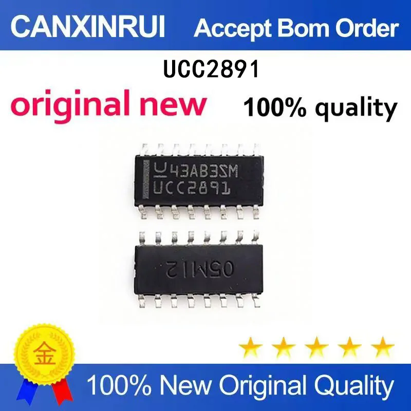 

(5-100 Pieces) Brand new original UCC2891 UCC2891DR UCC2891D controller chip SOP16 patch package