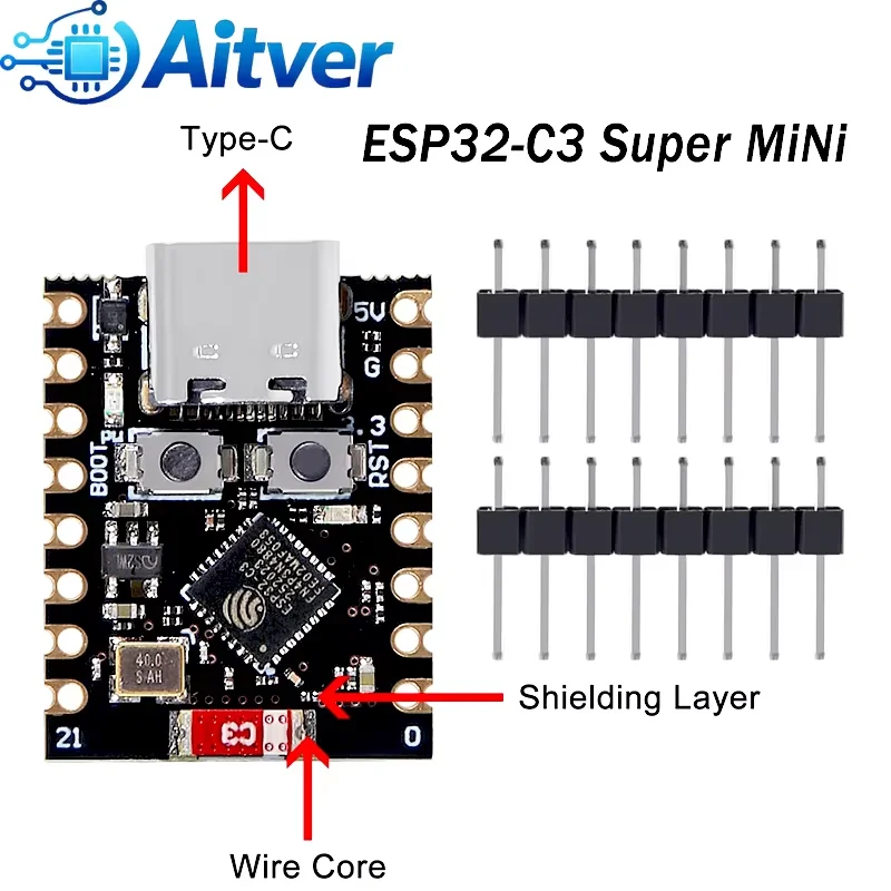 1-10PCS ESP32-C3 Development Board ESP32 C3 SuperMini WiFi B