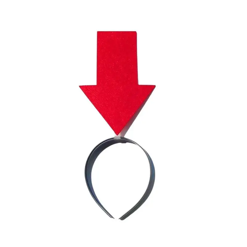 (BF06)Unique Arrow Light Headband Funny Question Mark Hair Band Favors Girl Headgear Holiday Hair Hoop Costume Headpiece view 6
