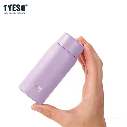Tyeso Stainless Steel Pocket Insulated Water Bottle Cute Compact Slim Design High Aesthetic App... product image