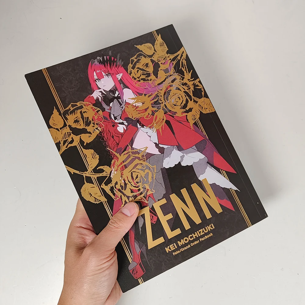 Libro de arte de Zenn, ilustración, Fate Grand Order C104 kei Mochizuki, libreta de fans de sacrificio perdido profundo