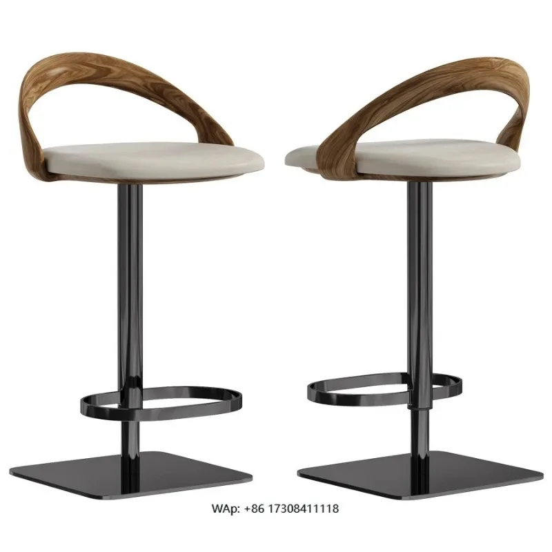 High Standard Production Bar Furniture Metal Coffee Chair Dining Chairs Rotating Dining Chair