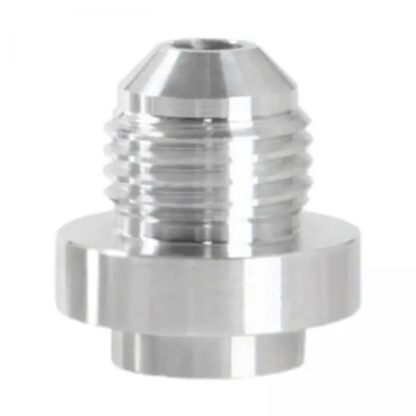 Male Weld on Fitting Bung Adapter Aluminum Alloy Sturdy Hose Joint Fuel System Line Accessories for Oil Tank Connection