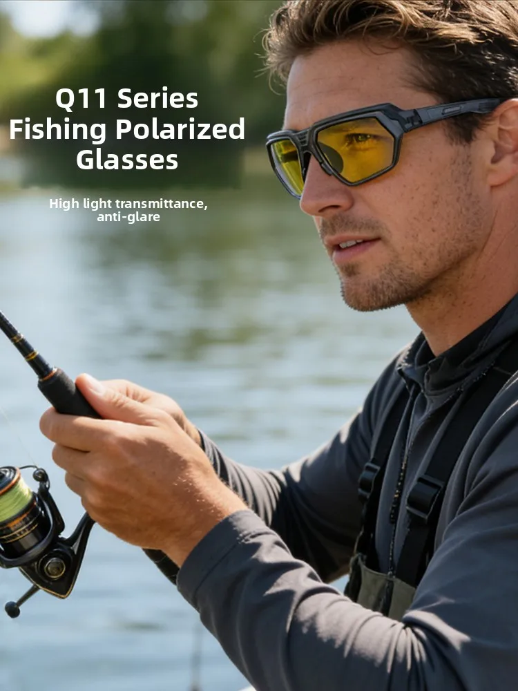 釣り用偏光サングラス-ブルーライトカット-uv保護-クリップオン-読書用-フロート用-運転用-釣り用-新しいアウトドア用アイウェア