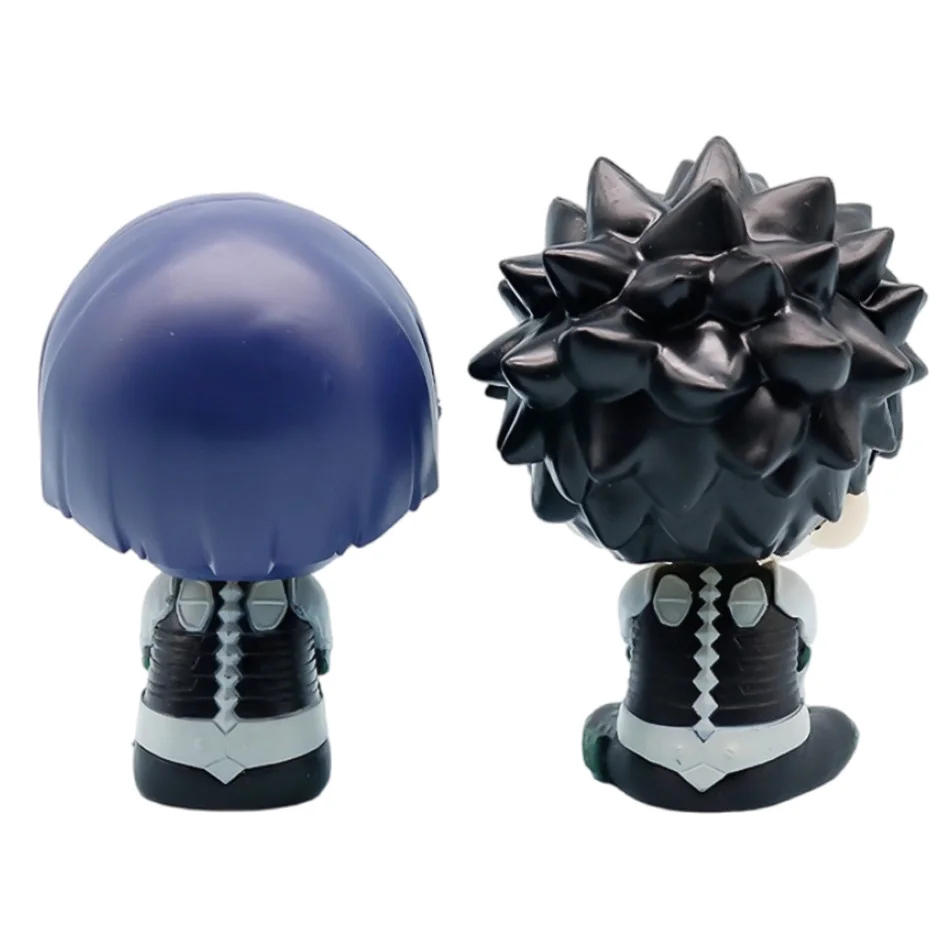 2 uds Anime Baoke Zongsi Langribino Kafka Linda versión Q muñeca de cabeza grande figura de acción de PVC juguete para niños adorno de regalo 11cm