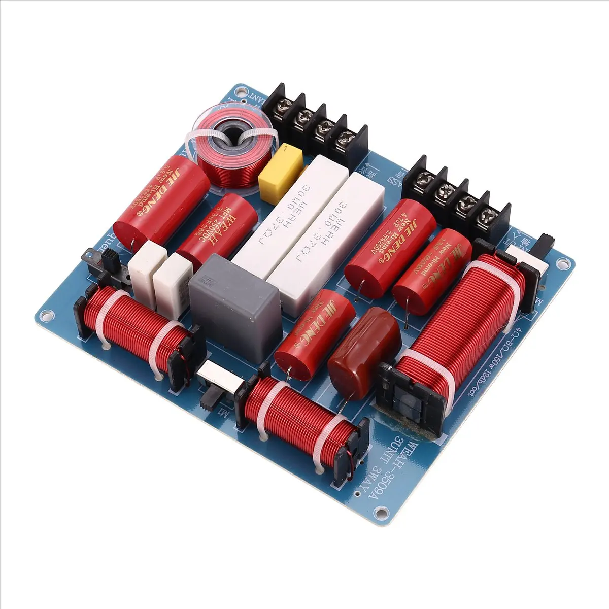 ●350W 3 Ways Frequency Divider Board KTV Stage Speaker Crossover Audio Treble Mediant Bass 3 Way Crossover Divider