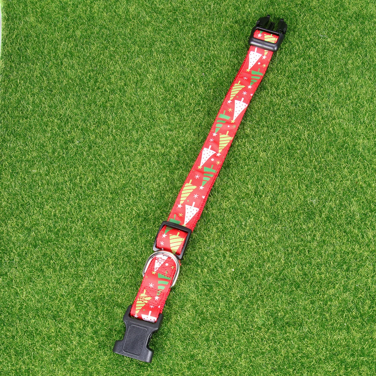 

Christmas Nylon Dog Collar Christmas Tree Cartoon Pattern Adjustable Fit for Pets Outdoor Walking Sporting Use Pet Supplies