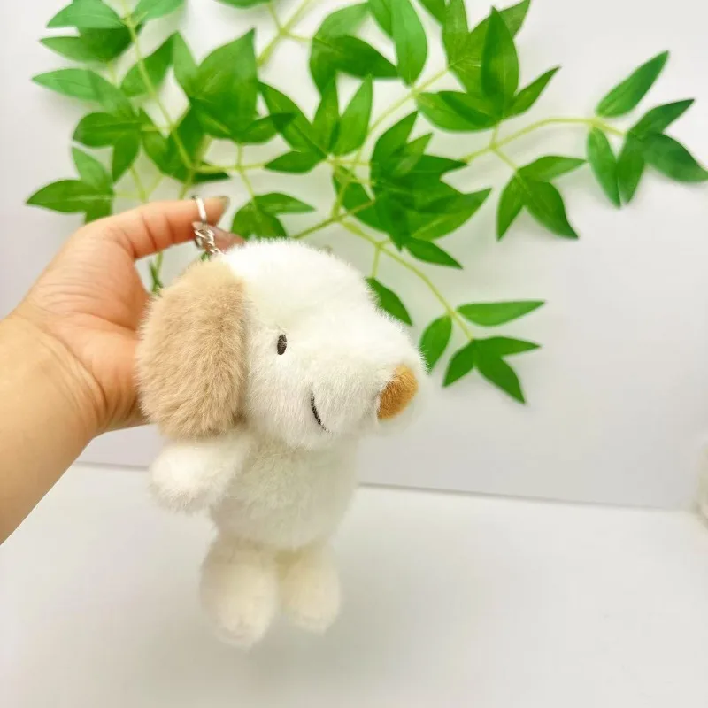 2025 novo dos desenhos animados 15cm snoopy filhote de cachorro chaveiro pingente brinquedo de pelúcia boneca mochila chaveiro boneca presente para meninos e meninas