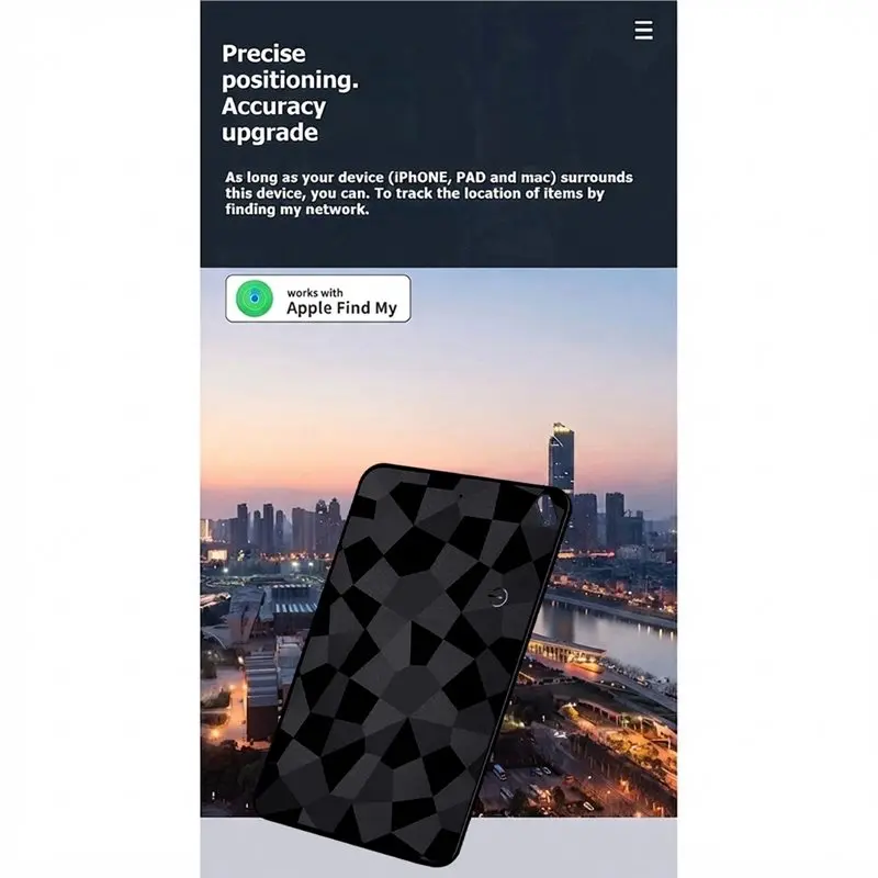 Ultra-Thin Anti-Lost Tag For Wallet Purse Key Luggage Smart Card Tracker For Find My& Google Find My Device