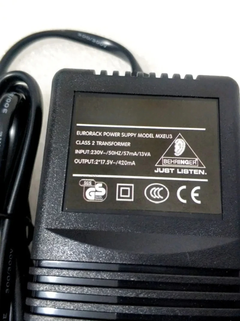 New for BEHRINGER Mixer 1002 1202    UB502 802 XENYX External Power Adapter 3 Stitches