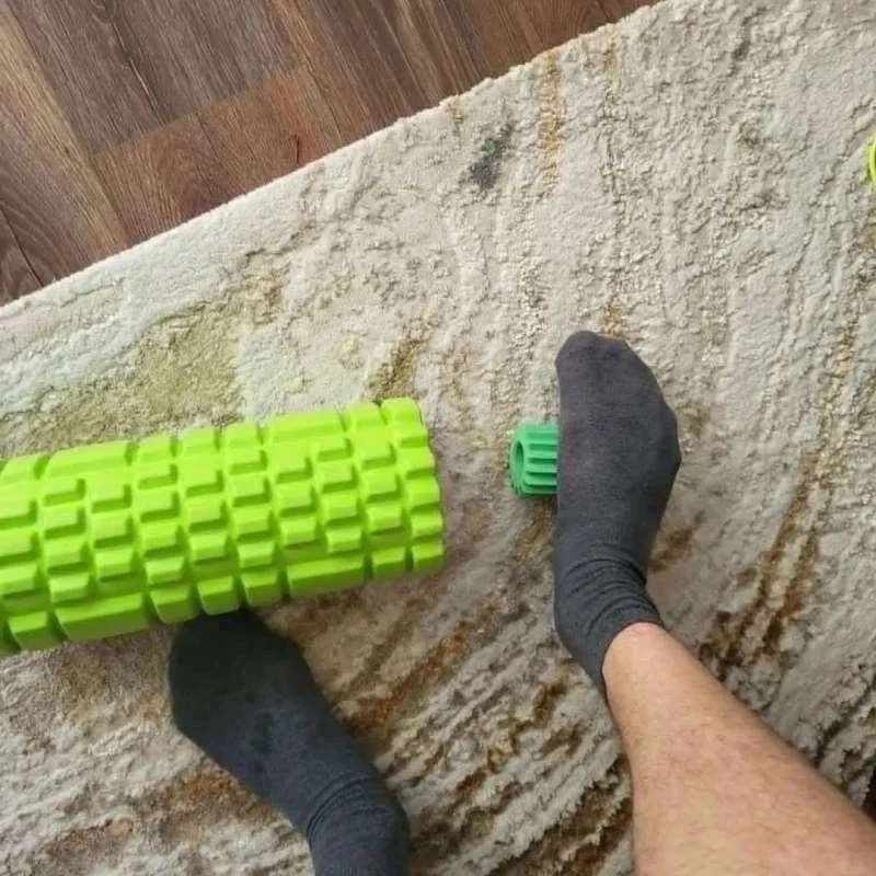 Gear Contour Foot Massage Roller Plantar Muscle Release Roller for Home Foot Relaxation Workout Recovery
