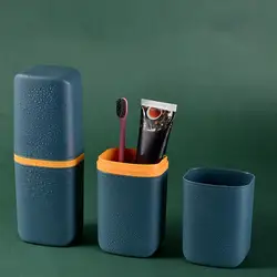 Portable Travel Toothbrush Storage Box Case Cover Hiking Camping Toothbrush Holder Toothpaste Container Bathroom Organizer Box