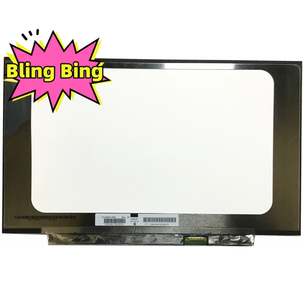 PANEL de pantalla LCD N140BGA-EA4 para N140BGA-EB4 B140XTN07.2 1366x768 14,0 pulgadas EDP 30 pines sin agujeros