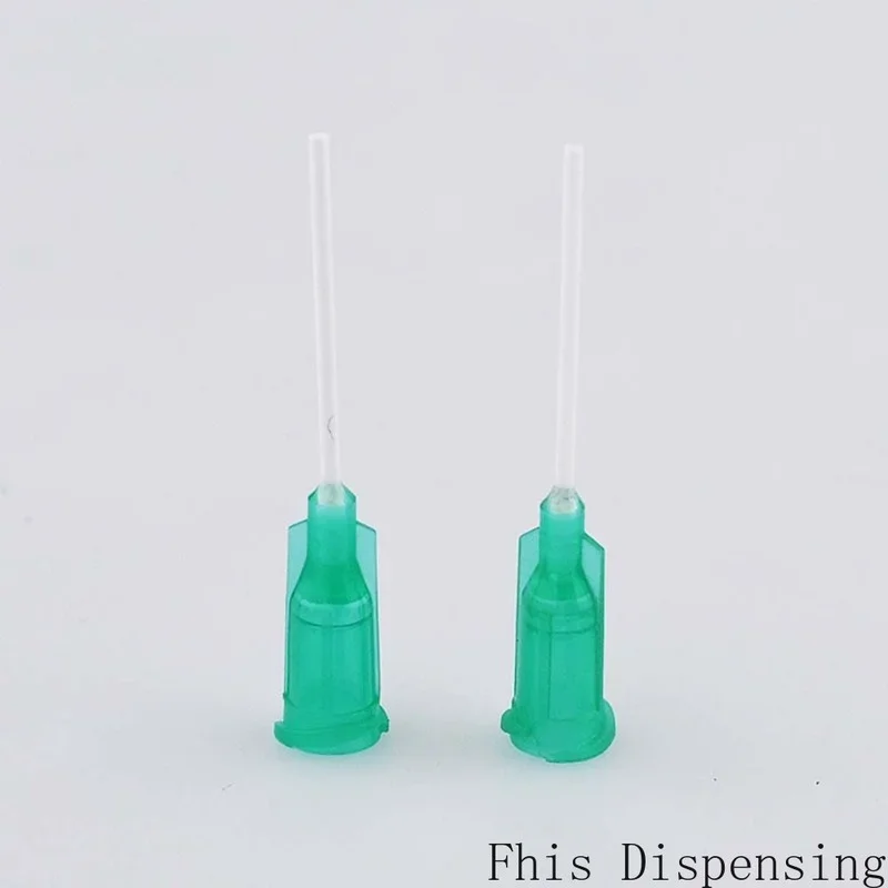 Pack Of 100กาว Dispensing เข็มความยาว25มม.1นิ้ว PP ยืดหยุ่นเข็ม18G