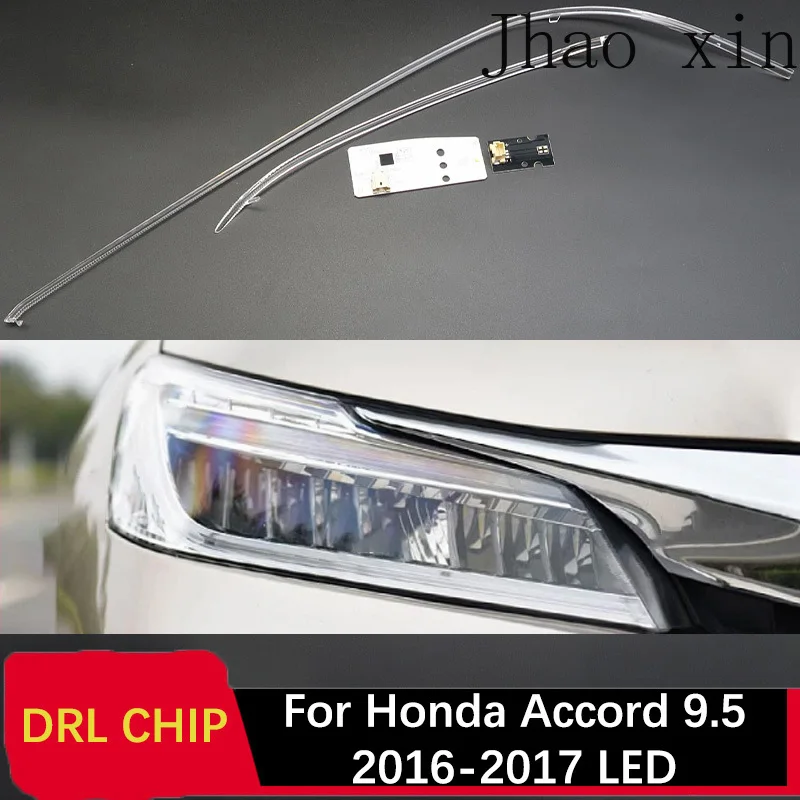 Car Headlights DRL CHIP Lamp Tube Suitable for Honda Accord 9.5 2016-2017 LED Angel Eye White Light Ballast Module Circuit Board