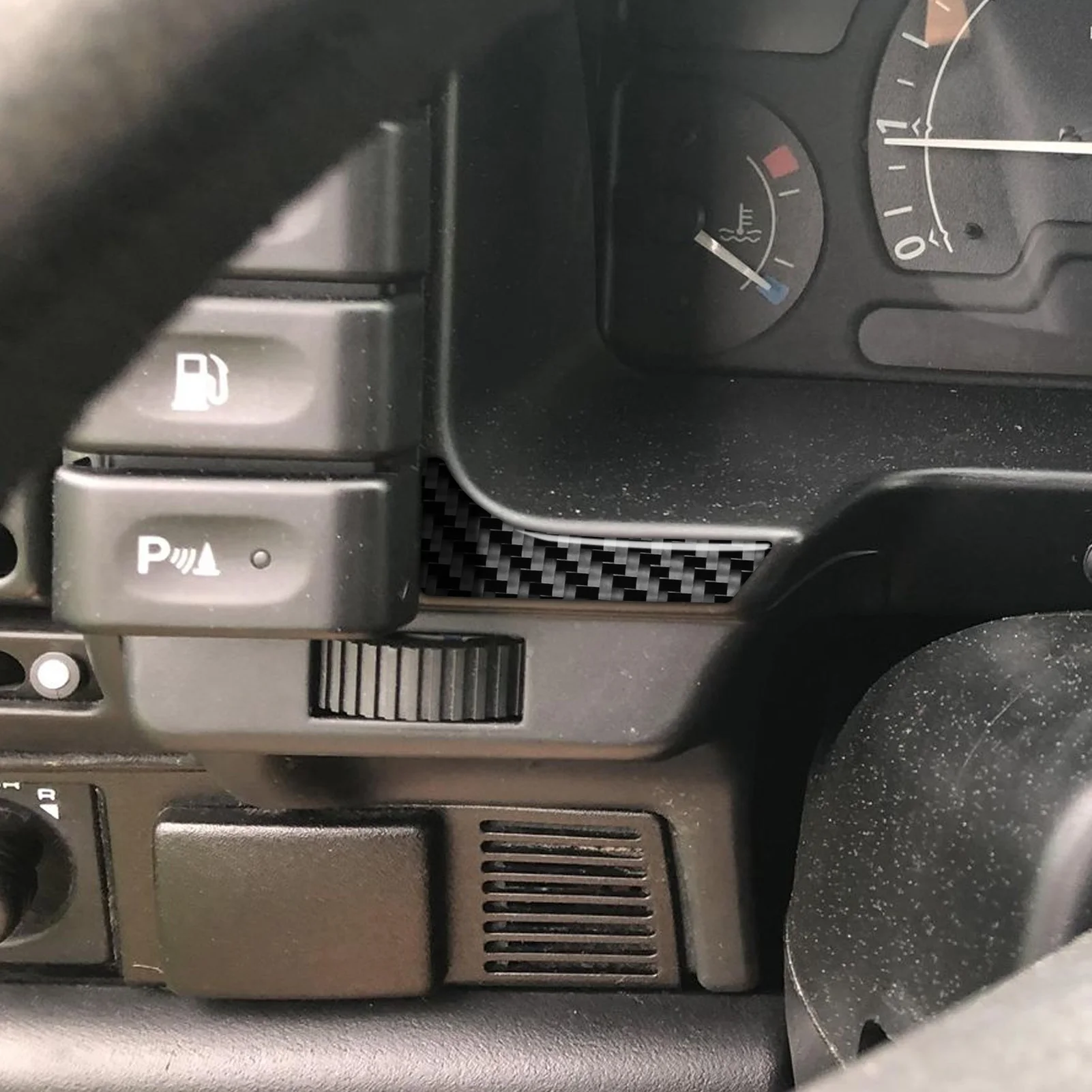 For Land Rover Discovery 1994 1995 1996 1997 1998 1999 2000 2001 2002 2003 2004 Real Carbon Fiber Speedometer Side Trim Set