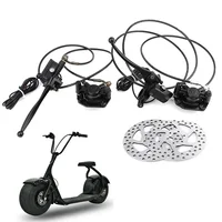 Conjunto de bomba de freno de disco hidráulico de frenos delanteros y traseros para scooter eléctrico Citycoco Harley