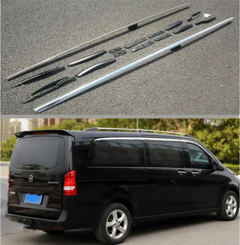 Roof Racks Fit For Mercedes Benz VITO V-class V220 V250 V260 Valente W447 2016-2021 Top Roof Rack Rail Luggage Cross Bar