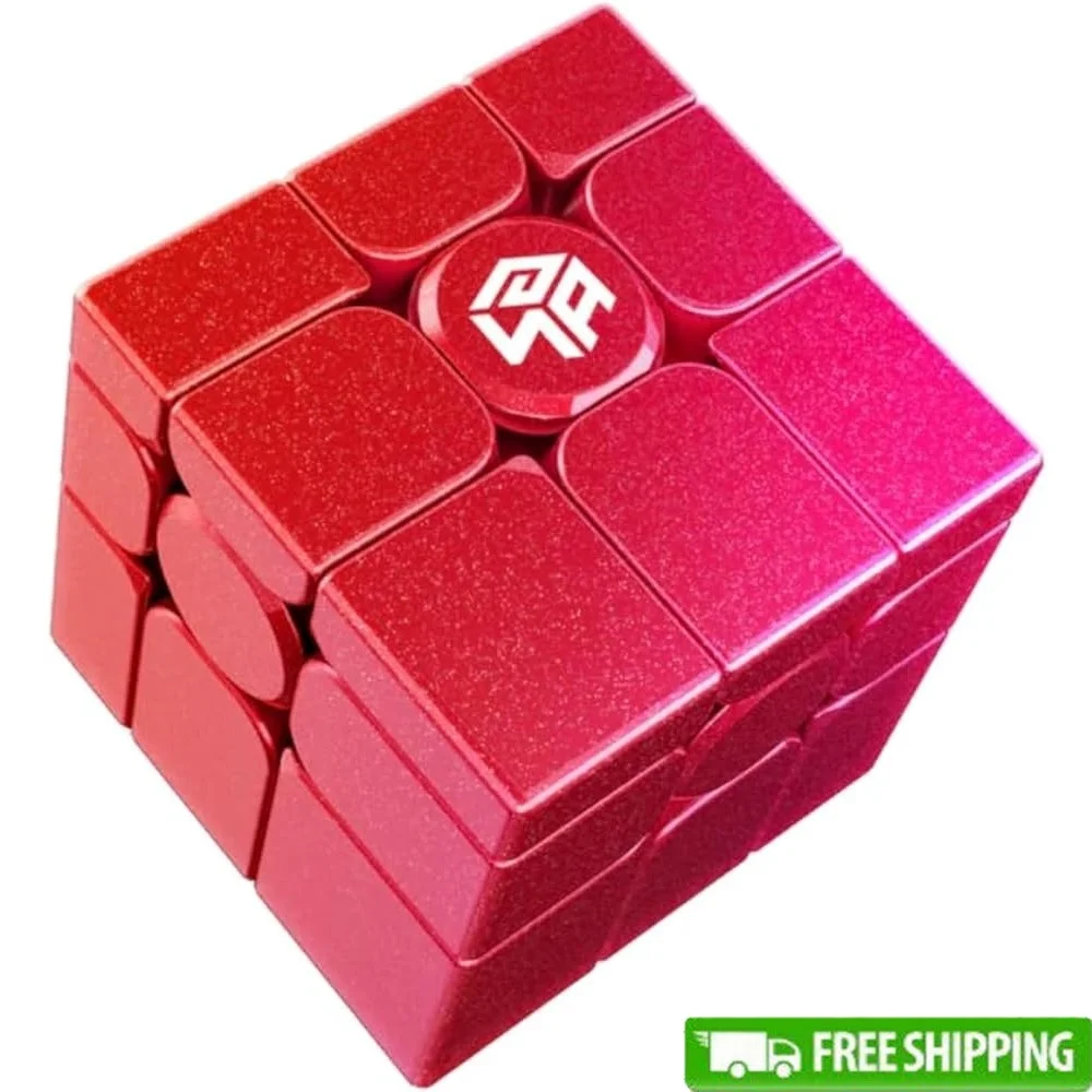 

Gan Mirror Cube с УФ-покрытием, магнитный скоростной куб-головоломка, усовершенствованная резка углов, анти-поп-технология, без наклеек, подарок для детей