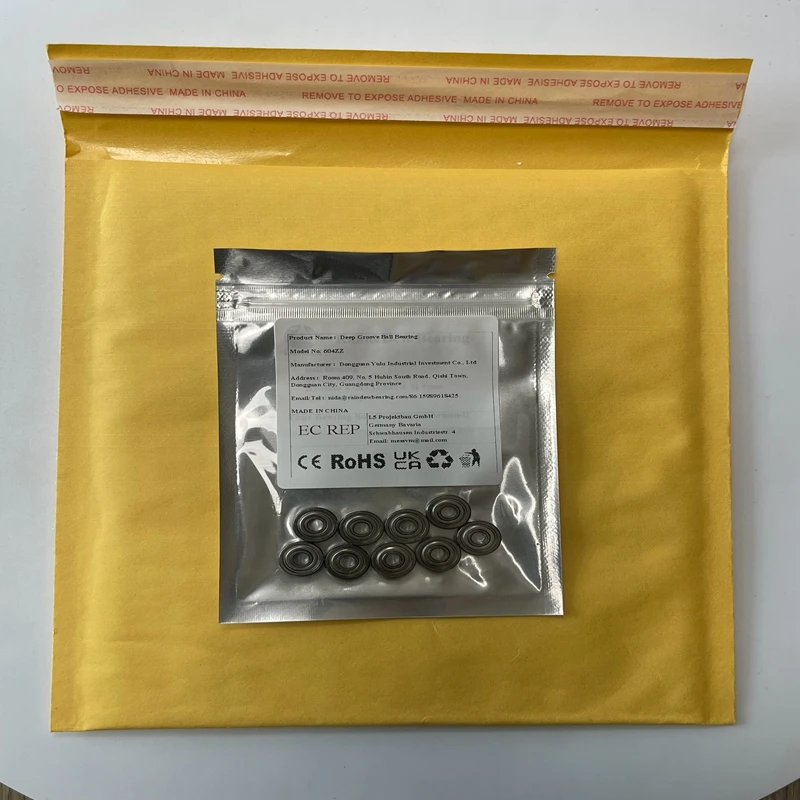 

10PCS 604ZZ 4x12x4 mm Bearing ABEC-7 Miniature Ball Bearings EMQ Quality 603ZZ 605ZZ 606ZZ 607ZZ 609ZZ 6000ZZ 6001ZZ