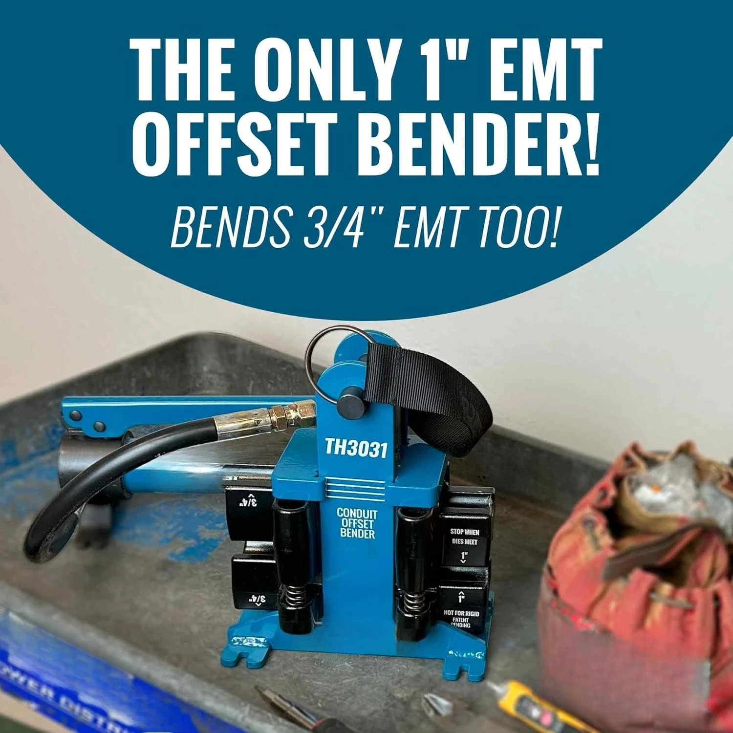 TH3031 ثنائي الحجم قناة هيدروليكية بندر الأوفست كلاهما 1 "و 3/4" EMT