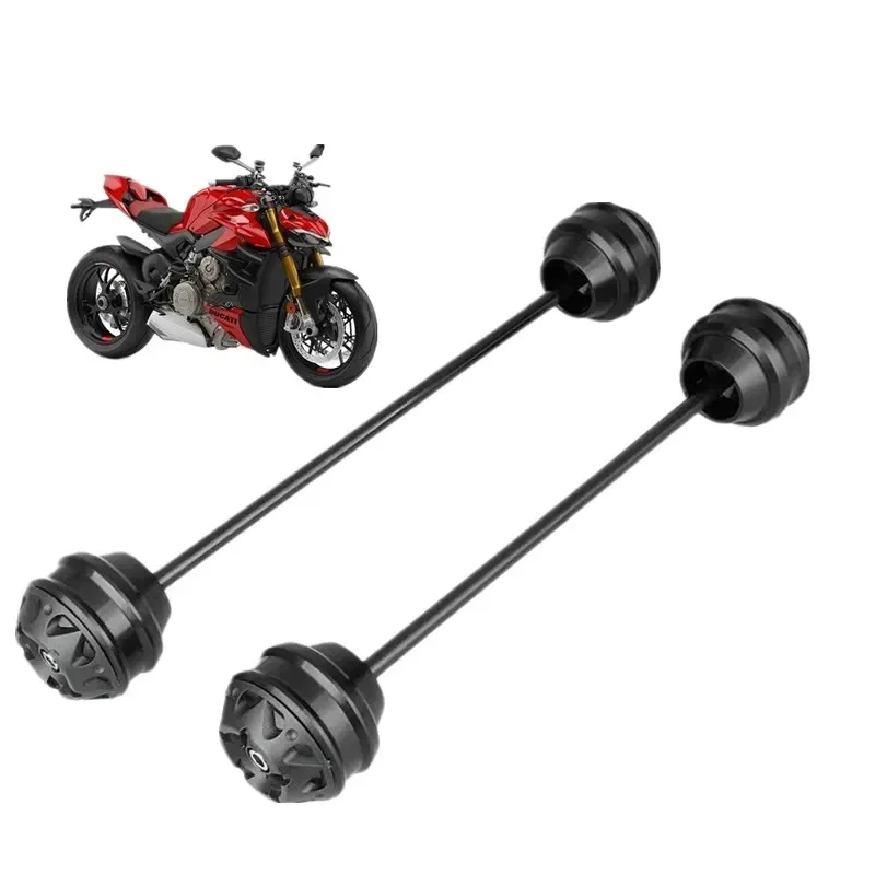 Untuk DUCATI Street Fighter V4 StreetFighter V4S S 2020 pelindung roda depan garpu AS Slider tabrakan sepeda motor