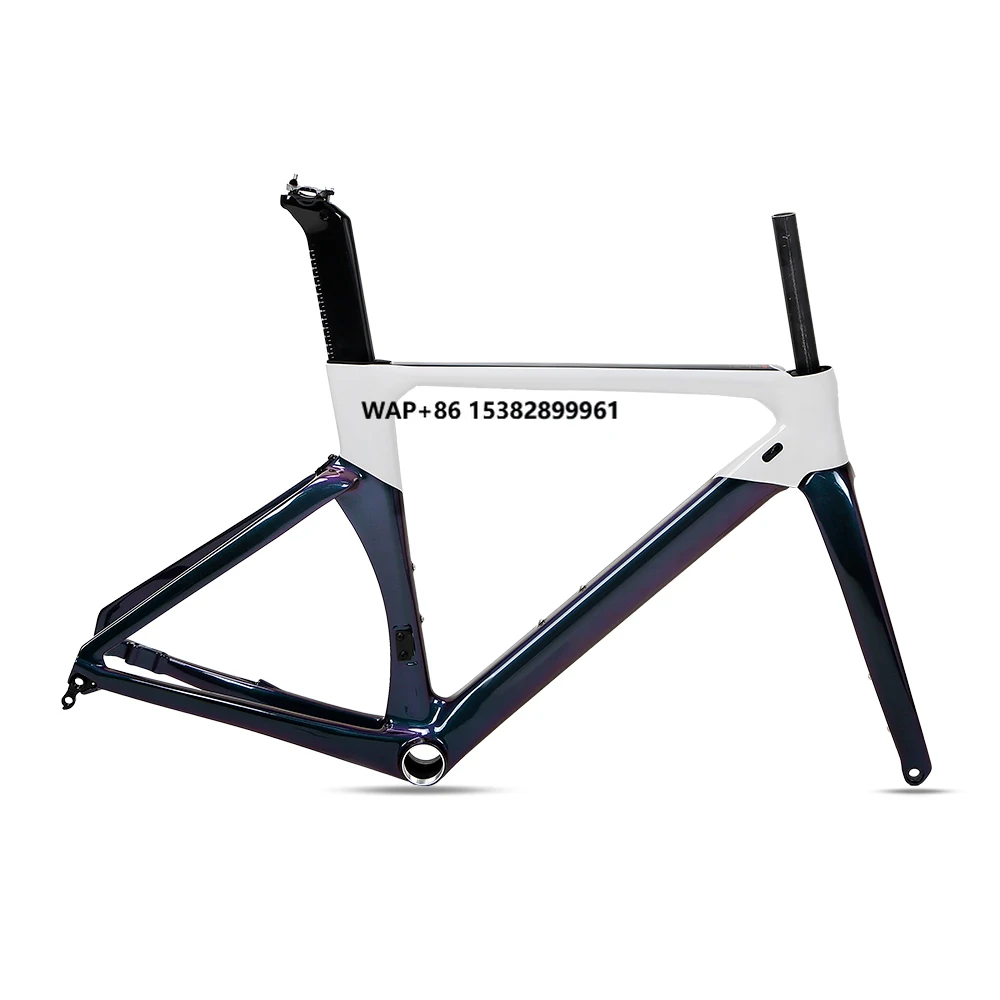 

Карбоновая рама Twitter 700C Aurora для шоссейных велосипедов, запчасти для велосипедов, карбоновая рама 700*28C, комплект карбоновой рамы для шоссейных велосипедов