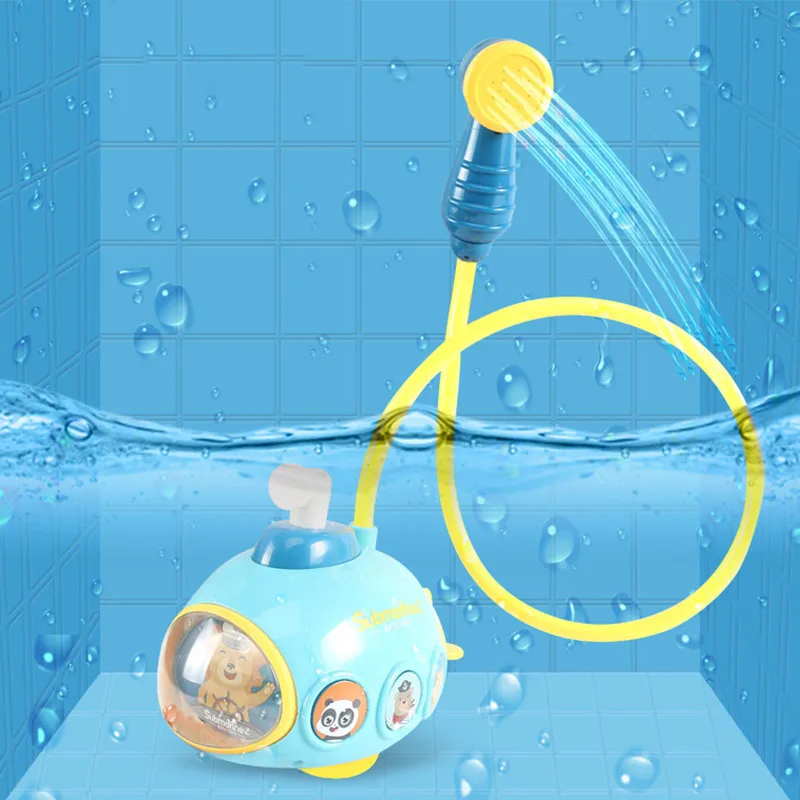 Baby Bad Speelgoed Speelgoed Voor Kinderen Elektrische Onderzeeër Douche Sucker Baby Speelgoed Spray Water Speelgoed Badkuip Sprinkler Baby Shower