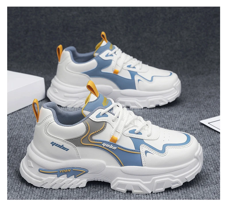 Chunky Sneakers für alle Jahreszeiten, atmungsaktiv, leicht, Outdoor-Freizeitschuhe, modische Sportschuhe mit weicher Sohle, Laufschuhe, Boardschuhe – Detail 22