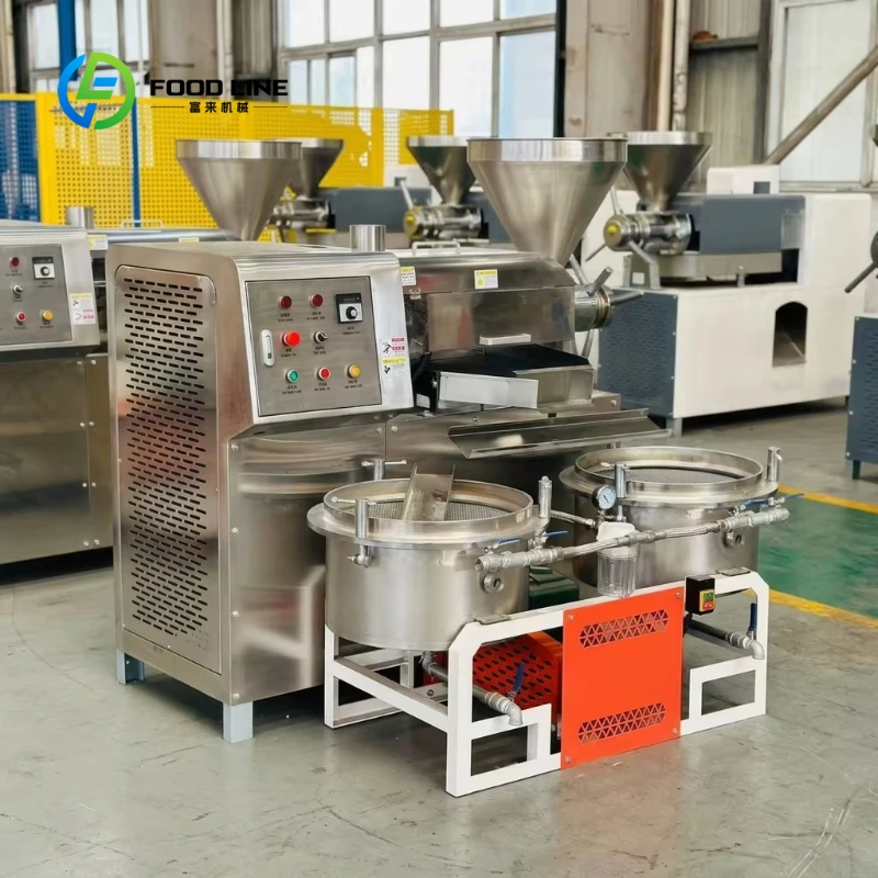 Customized Stainless Steel Automatic Oil Press for Sunflower Peanut Rapeseed Sesame Oil Production Screw Oil Press Machine