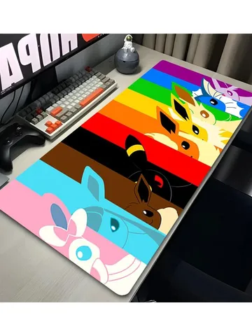 Коврик для мыши Potdemiel  Anime Pokemon резиновый — фото модели