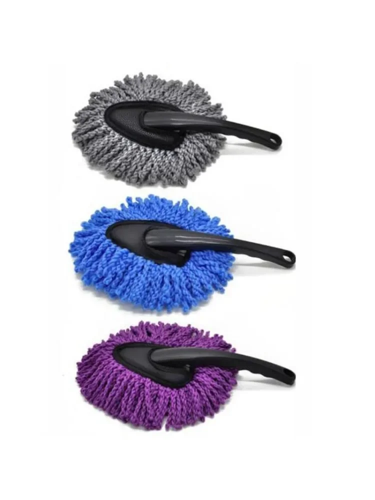 2pcs Convenient and Practical Car Wax Mop Dust Collector Duster Cleaning Mop Car Wash Wax Brush Cleaning Tools and Supplies