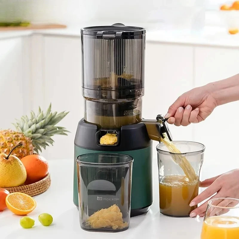 Large Caliber Low‑Speed Juicer Residue Separation Multifunctional Fruit Vegetable Household Commercial Electric Juicer
