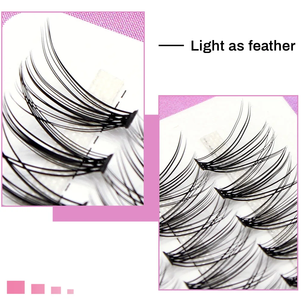 Moonlily Professional 20D Mink Individual Grafting Eyelash Extension Bunche Natural Makeup Beauty Eyelashes Fake False Lashes