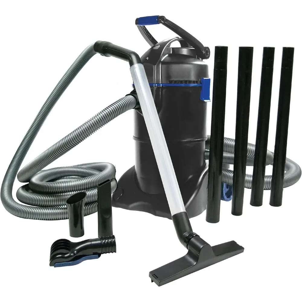 

ClearVac Pond Vacuum, Powerul Motor Quickly Removes Sludge & Debris, Dual Chamber Reservoir or Nonstop Use, 4 Interchangeable No
