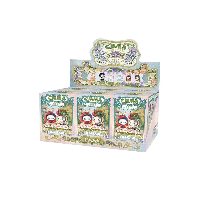 

100% genuine Emma Secret Garden Dating Series Blind Box Kawaii Animal Figurines Office Desk Decoration Birthday Surprise Present