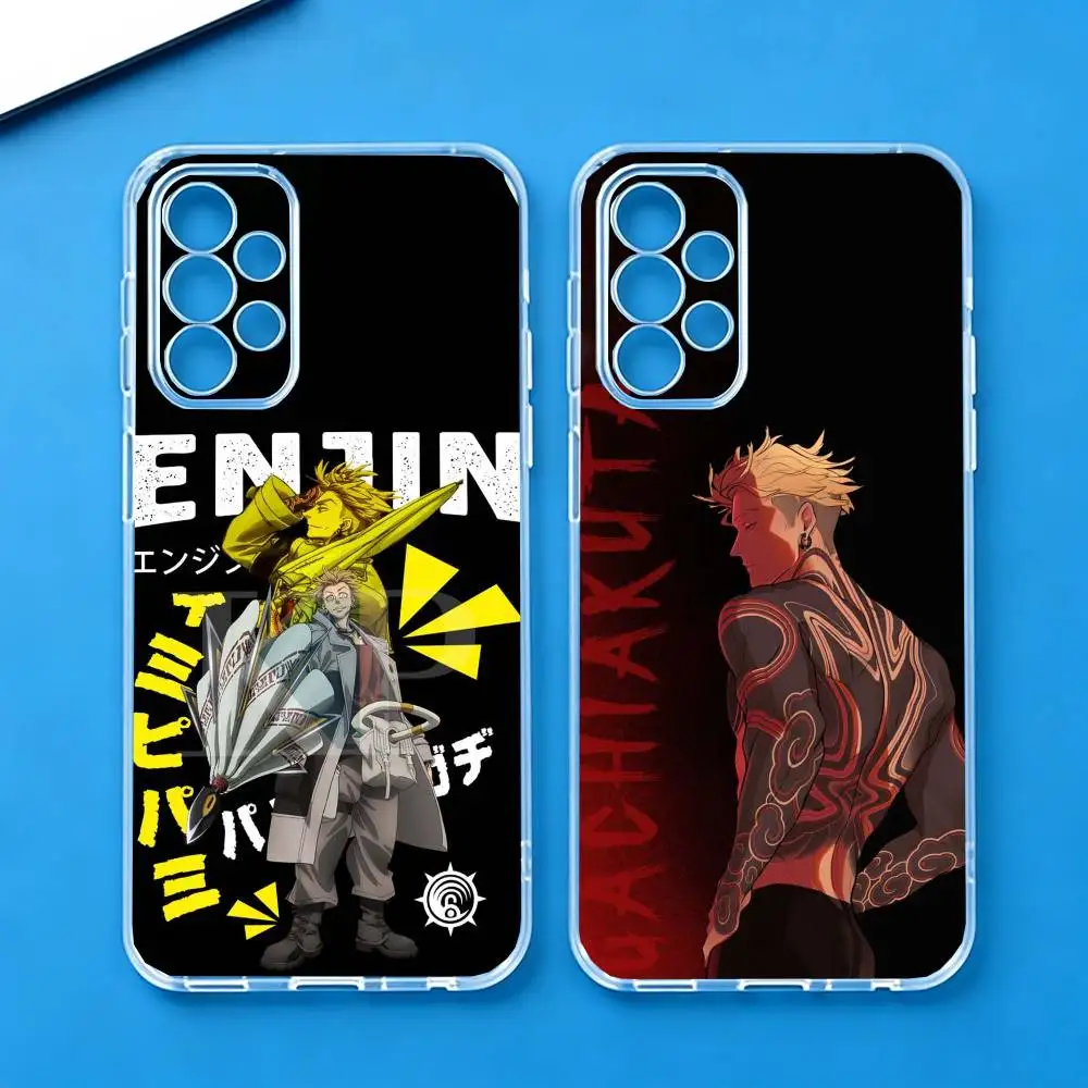 Anime G-Gachiakuta E-Enjin  Phone Case For Samsung S25,S24,S21,S22,S23,S30,Ultra,S20,Plus,Fe Transparent Cover