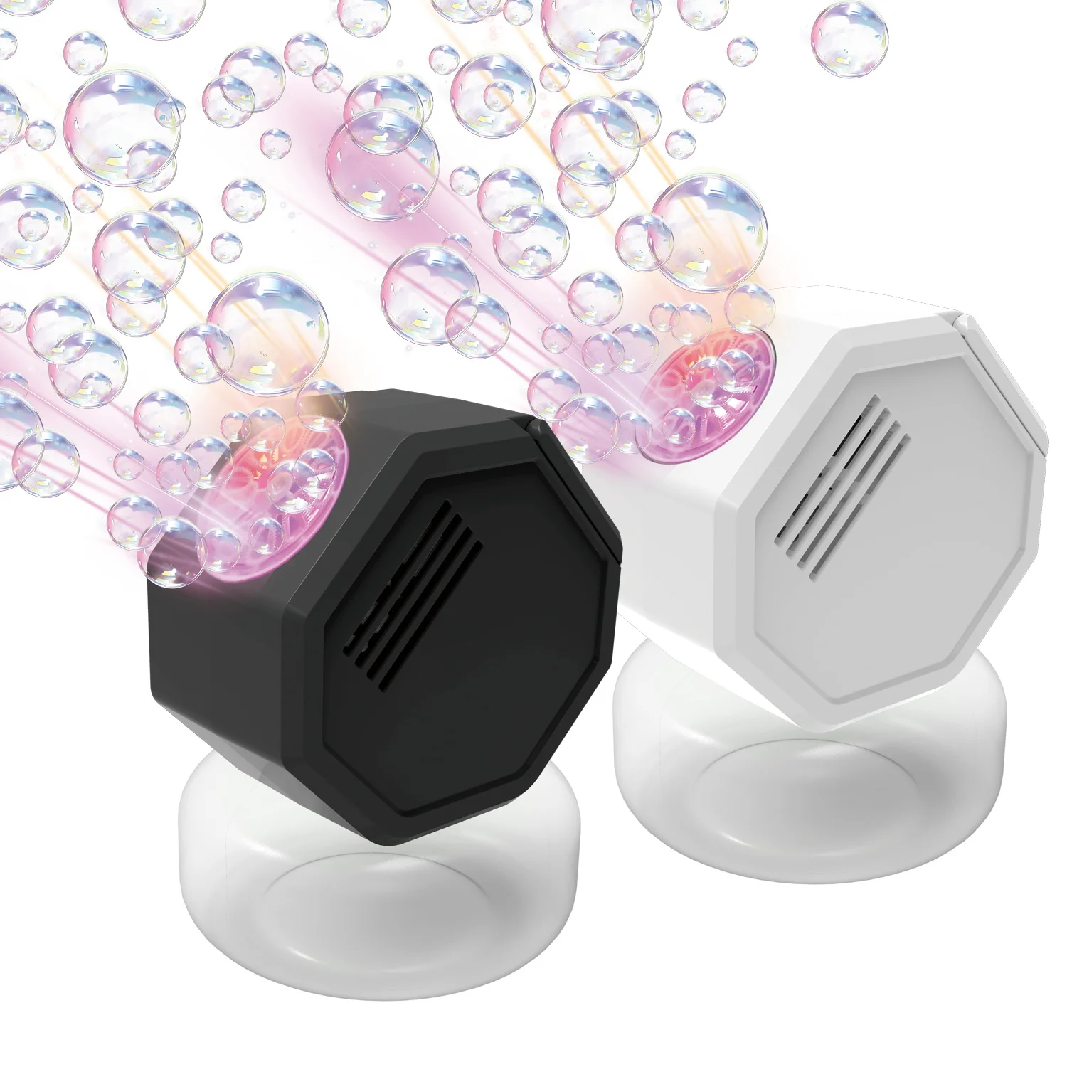 เครื่องทําฟองสบู่ไฟตั้งพื้นเครื่องทําฟองกลางแจ้งของเล่นปฏิสัมพันธ์ระหว่างพ่อแม่และลูกของขวัญวันหยุดโดยไม่ต้องใช้ฟองแบตเตอรี่วัด