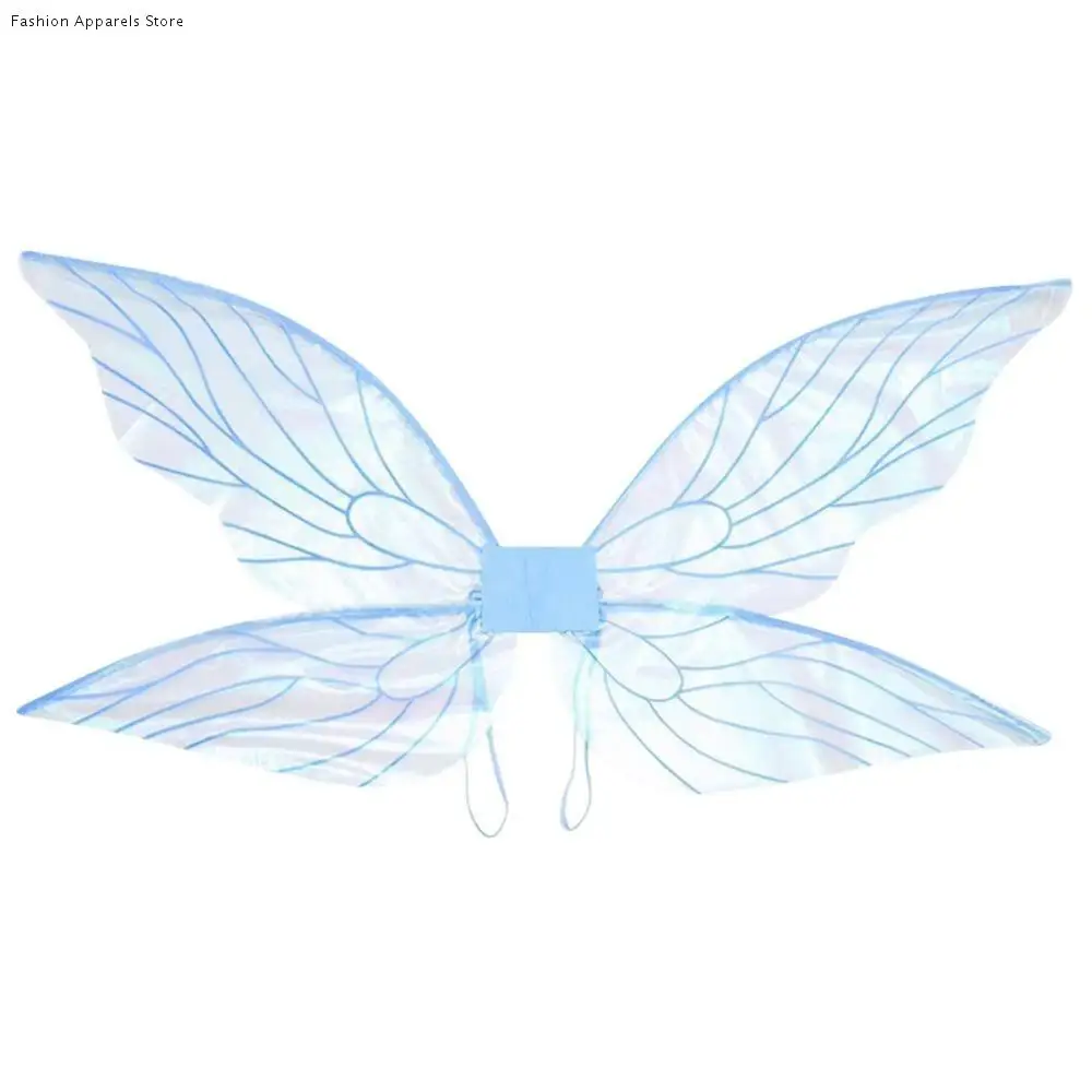 

Cosplay Props Girl Butterfly Wings Multicolor Role Play Fairy Wings Organza Lightweight Dress-Up Wings Costume