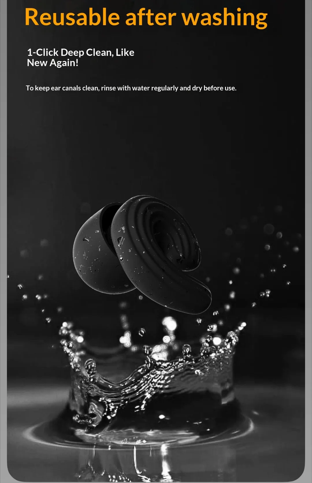 Dreamlight Adaptive Noise-Canceling Earplugs Soft Comfortable Soundproofing Protection Earplugs Set Side Sleeping Artifact