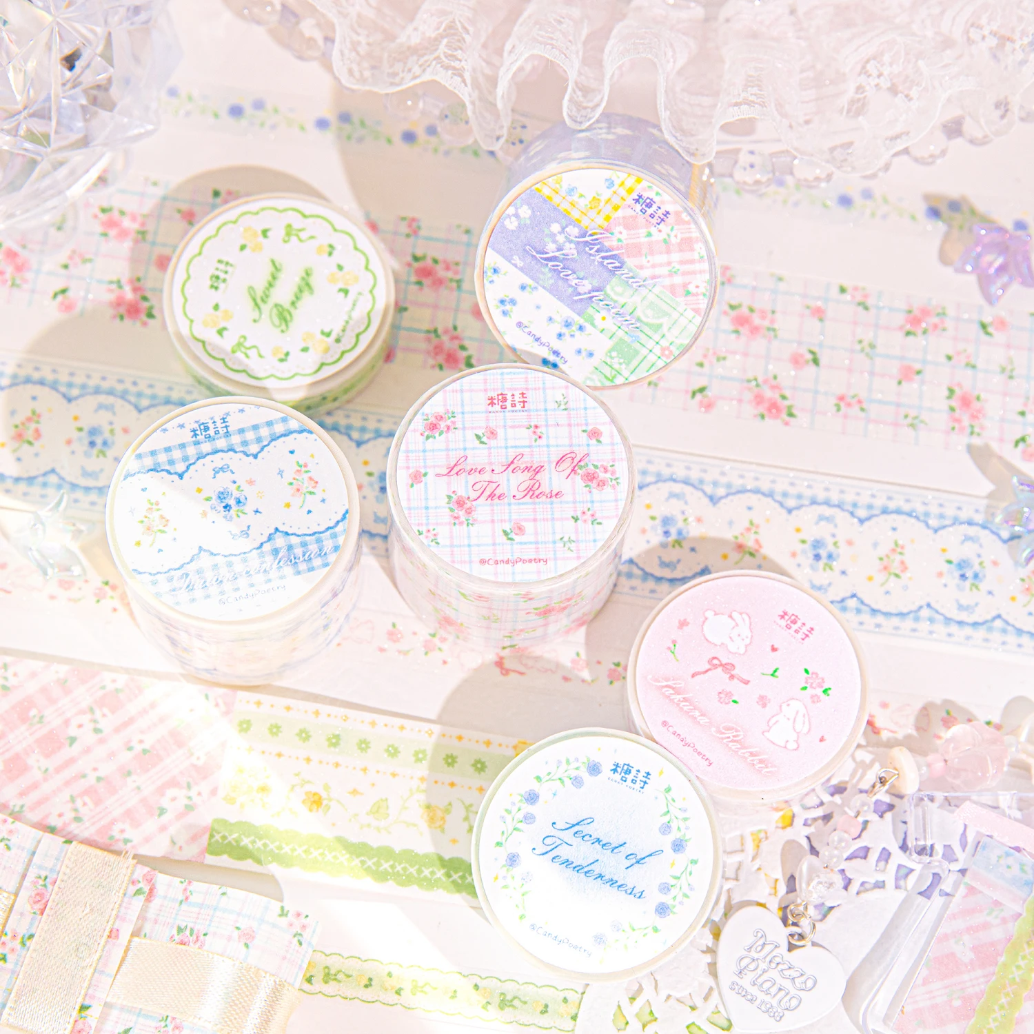 12packs/LOT Chunye stretches endlessly series cute lovely retro decorative paper masking washi tape