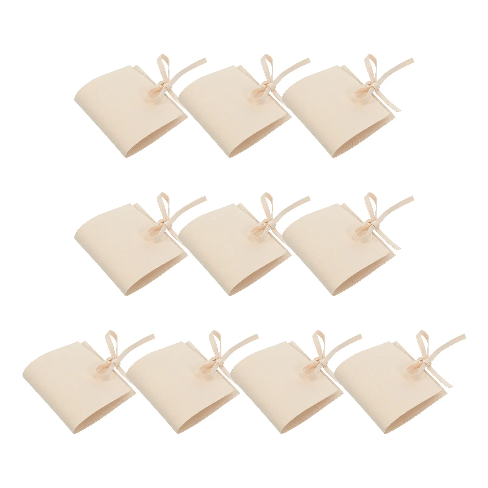 

10Pcs Jewelry Pouch Small Envelope Style Microfiber Soft Storage Bag Mini Travel Organizer Gift Packaging for Necklace Bracelet