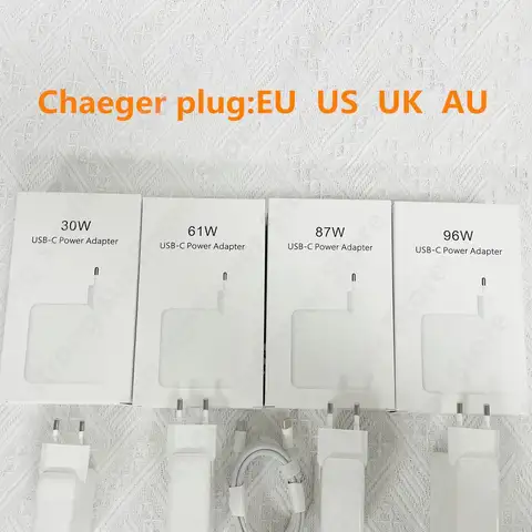 30W 61W 87W 96W Laptop Charger For Apple Macbook Pro 16 15 13 inch Power Adapter For MacBook Pro 12 inch 13 inch Type-C charger